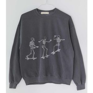 project social skeleton sweatshirt